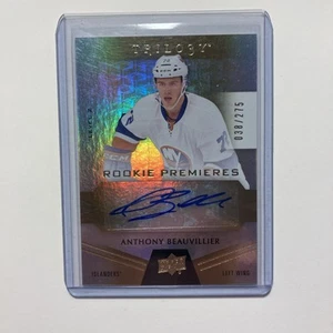 Anthony Beauvillier - 2016-17 Upper Deck Trilogy - Rookie Autograph 038/275 - Picture 1 of 2