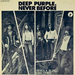 7" DEEP PURPLE Never Before / When A Blind Man Cries PURPLE Hard-Rock orig. 1972 - Picture 1 of 4
