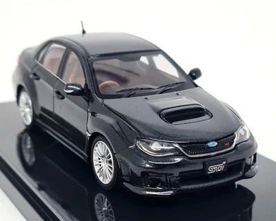 Ebbro 1/43 Subaru WRX STI A-LINE Metallic Grey Diecast Model Car - Image 1 of 4