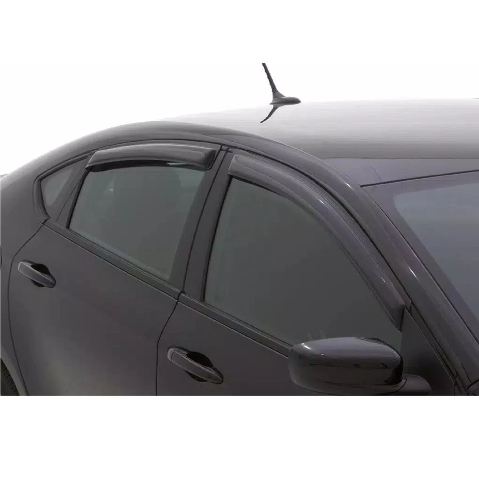 AVS Ventvisor Front/Rear Dark Smoke Window Vent Deflectors for 13-16 Dodge Dart Foto 1 de 3