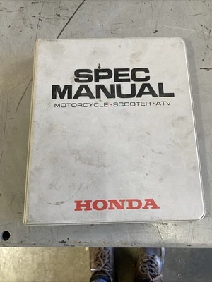 Honda Moto Scooter 1988-1994 ATV MANUAL DE ESPECIFICACIONES CON CARPETA Foto 1 de 4