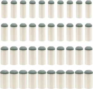 40pcs Slip On Pool Cue Tips, 4 Sizes Stick Tips No Glue or Medium, white  - Picture 1 of 6