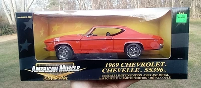 Vintage Ertl 1969 Chevy Chevelle SS396 American Muscle 1/18 Diecast Toy Car - Image 1 of 4