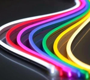 Strip led VIOLA flessibile effetto neon flex 12V ( confezione da 5 metri ) U-12V - Foto 1 di 1