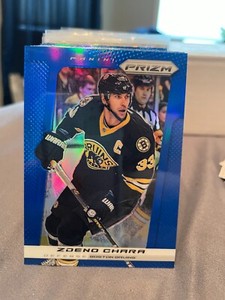 2013-14 Panini Prizm Prizms Blue #1 Zdeno Chara PENGUINS! RW2