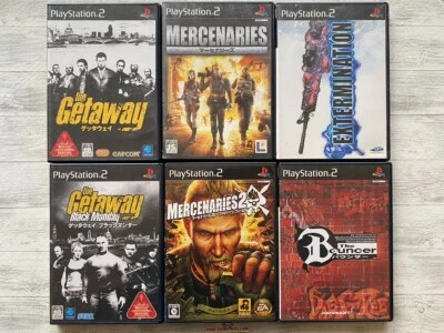 SONY PS2 The Getaway & Mercenaries 1 2 & Extermination & The Bouncer from Japan - Image 1 of 4
