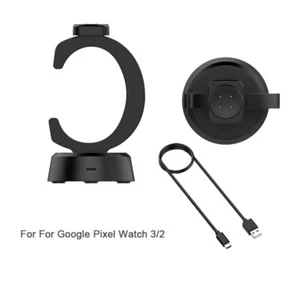 Charging Stand + Cable For Google Pixel Watch 3/2 Fitbit ace LTE/Versa 4/3/2/1 - Picture 1 of 18
