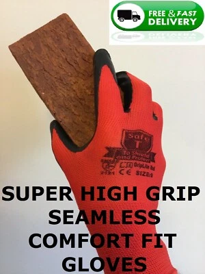 WARRIOR LIKE CLICK, ST,SHOWA, KEEP SAFE GRAB AND GRIP GLOVES,BUILDERS GRIP GLOVES,WORK GLOVE,RUBBER GLOVE,M - XXL,SAFETY