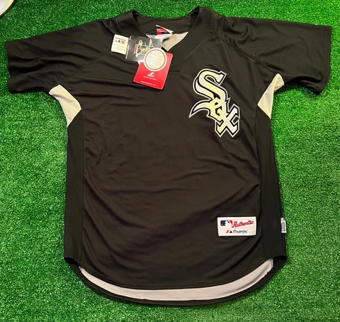 New Chicago White Sox Majestic Authentic Jim Thome Cool Base Batting Jersey L Cover