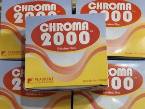 Plasdent CR2000 Chroma Zahnretainer Invisalign Behälter Boxen Blau 12/Box - Bild 1 von 2