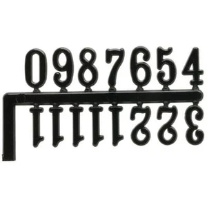 2 x Trumotion Clock Numerals Set - Black, Ideal for replacing missing numbers - Picture 1 of 1