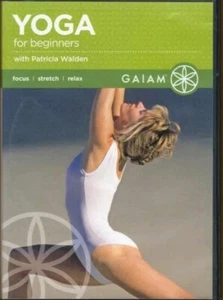 YOGA FOR BEGINNERS - PATRICIA WALDEN DVD Gaiam NEW Sealed w 46 page pose booklet - Picture 1 of 2