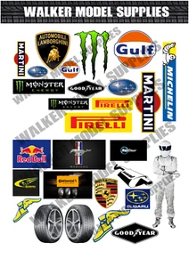 1:18 scale Pre-cut Vintage style Garage sign stickers. model car. 1 - Picture 1 of 1