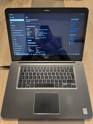 Dell Inspiron 7548 Touch UltraBook i7 4K 16GB RAM 250GB SSD Win 10 - Bild 1 von 4