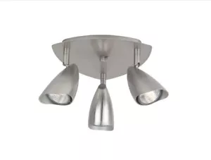 GU10 LED Track Lighting Kit Modern Flush Mount Ceiling Light Fixture Spot Lights - Picture 1 of 20
