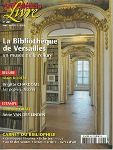 Revue Art et métiers du livre N°283 mars 2011 Versailles Reliure Estampe - Picture 1 of 1