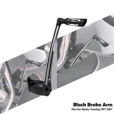 CNC Brake Arm Lever W/ Peg Pedal For Harley Touring Electra Street Glide 97-07 Foto 1 de 4