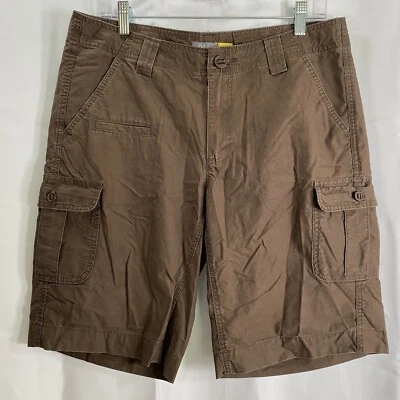 Cabela's 7 Pocket Cargo Shorts Womens 10 Brown Hiking Camping Outdoor Casual - Image 1 of 4