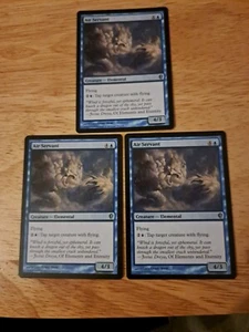 MTG - 3x Air Servant - Conspiracy - NM - Picture 1 of 2
