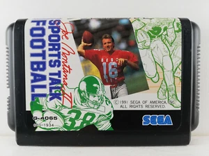 Joe Montaba II Sports Talk Football - Mega Drive / Genesis - 1991 - Japan Import - Picture 1 of 2