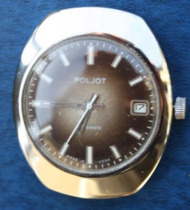 POLJOT Watch USSR Vintage Soviet Mechanical Wristwatch, 17 Jewels. - Picture 1 of 17