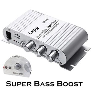Lepy LP-808 Super Bass Digital Amplifier Stereo Audio Power For Mobile PC A XL - Picture 1 of 5