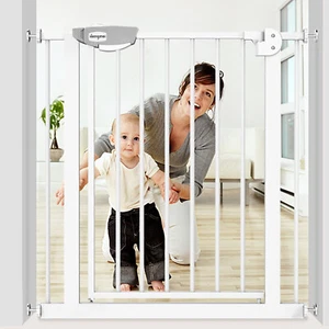 Treppenschutzgitter für Kinder Türschutzgitter Absperrgitter ohne Bohren 75-85cm - Bild 1 von 11