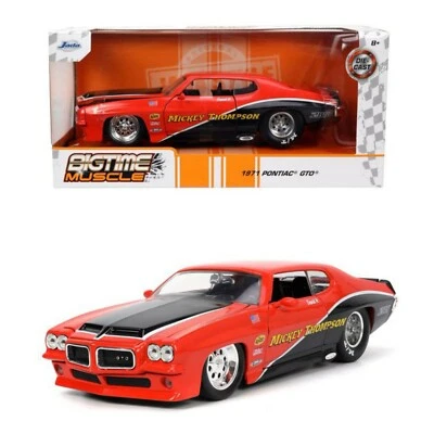 33044) JADA BIGTIME MUSCLE. Pontiac GTO 1971 Judge.  Mickey Thompson 1/24  Foto 1 de 4