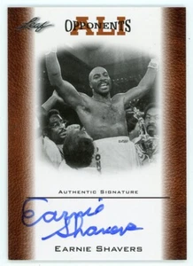 2011 Leaf Ali The Greatest Opponents ERNIE SHAVERS AUTO Signed Card - Picture 1 of 2