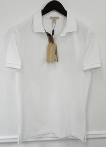 Herren Burberry Poloshirt Freizeit Pullover Oxford Weiß Gr. S UK/US38 - Bild 1 von 10