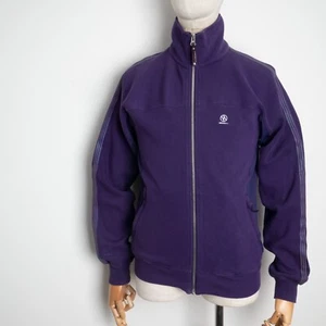 Adidas OBYO KZK Men's Cotton Purple Reflective Lines Full-Zip Track Jacket S  - Picture 1 of 13