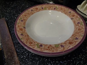 QUEENS HAMPTON COURT PALACE TAZONES GRANDES PARA SERVIR / PASTA X 3 - 29CM - Imagen 1 de 2