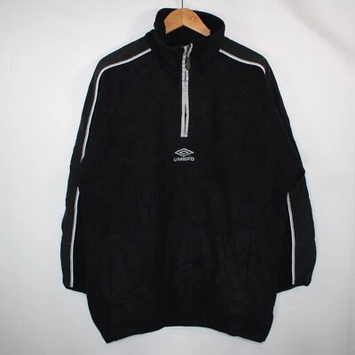 Sudadera Pullover Umbro Polar Oasis Liam Gallagher Años 90 Relajada Grande 1/4 Cremallera Foto 1 de 4