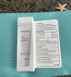 innisfree Daily UV Defense Sunscreen SPF 36 - Mini Size 0.33 fl oz./10ml - New - Picture 1 of 2