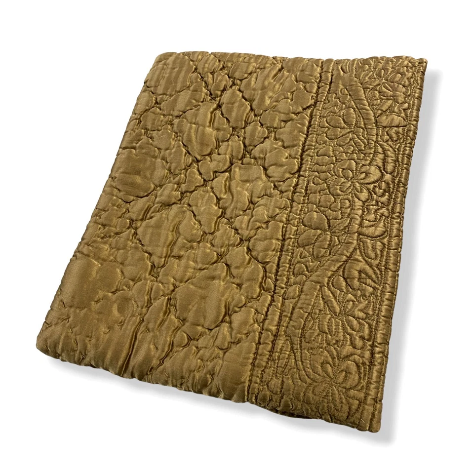 Funda de almohada King Tudor acolchada King Sham marrón $192 Foto 1 de 4