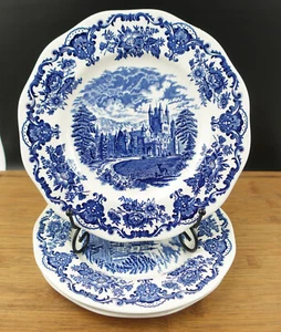 3 platos de cena Wedgwood Royal Homes of Britain esmaltados de 10" - Imagen 1 de 8