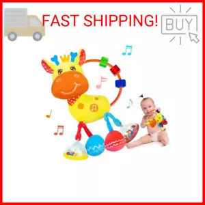 Baby Sensory Toys 0-6 3-6 Months,Infant Baby Musical Stuffed Animal Activity Sof - Picture 1 of 2