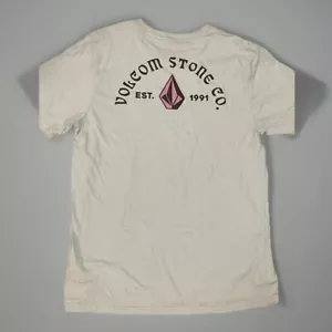 Y2K VTG Volcom Men’s Blue Crew Neck Tshirt Medium - Picture 1 of 4