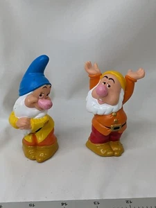 Disney Snow White Dwarf 3.5 4 Inch Lot of 2 - Imagen 1 de 12