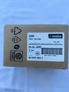 Cartouche de bande de données Imation SLR60 30/60 Go NEUVE #41115 - Pack de 5. Envoi rapide. - Photo 1/4