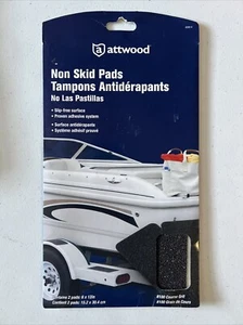 Attwood Marine Non-Skid Pads 100 Grit 2 Self Adhesive 6”x12” Pads 6260-4 NEW - Foto 1 di 5