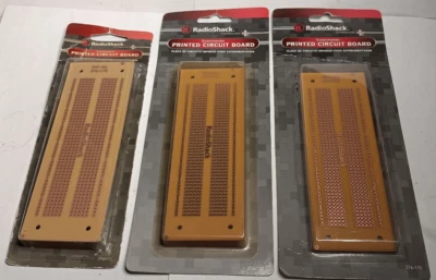 NIP Radio Shack #276-170  3  Experimenter Printed Circuit Boards 2 1/16 x 6 1/16 - Image 1 of 3