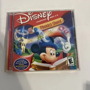 Disney Scholastic Phonics Quest Age 5-8 Windows Mac Interactive Learning CD - Picture 1 of 1