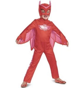 PJ Masks OWLETTE Size 3T-4T Toddler Halloween Costume FOIL LOGO Child - Picture 1 of 5