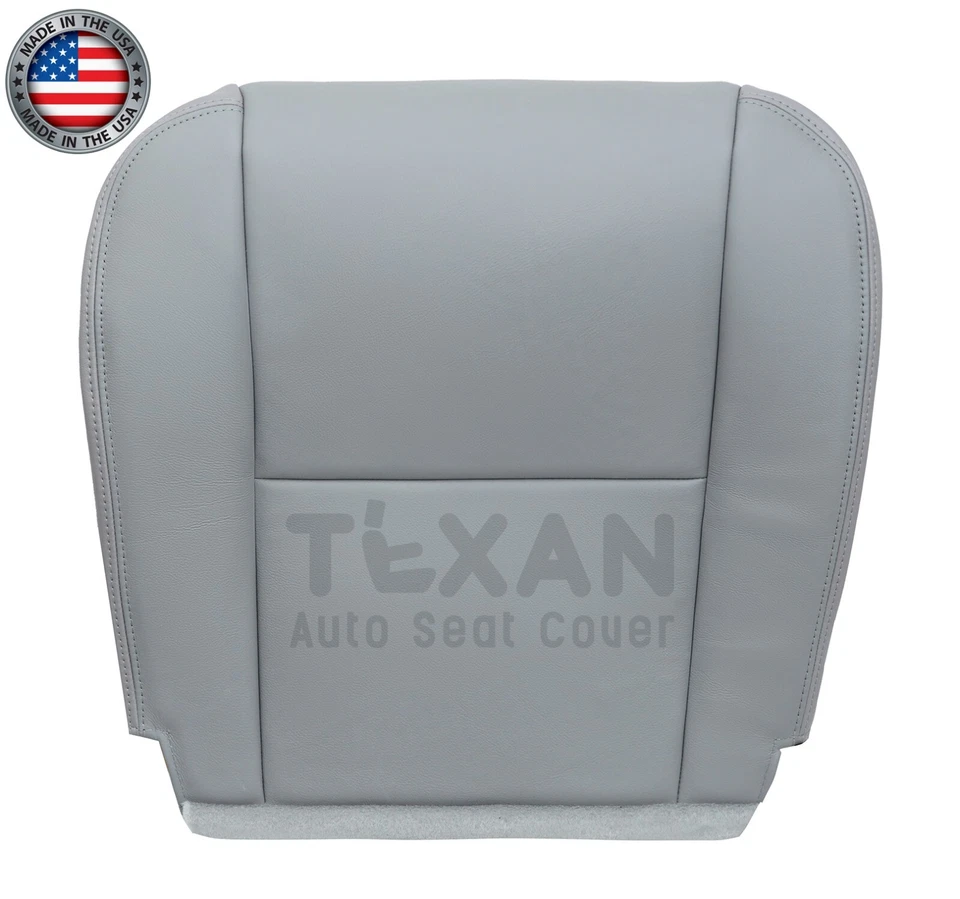 Toyota Sequoia 2005, 2006 parte inferior del lado del conductor cubierta de asiento de cuero sintético gris Foto 1 de 4