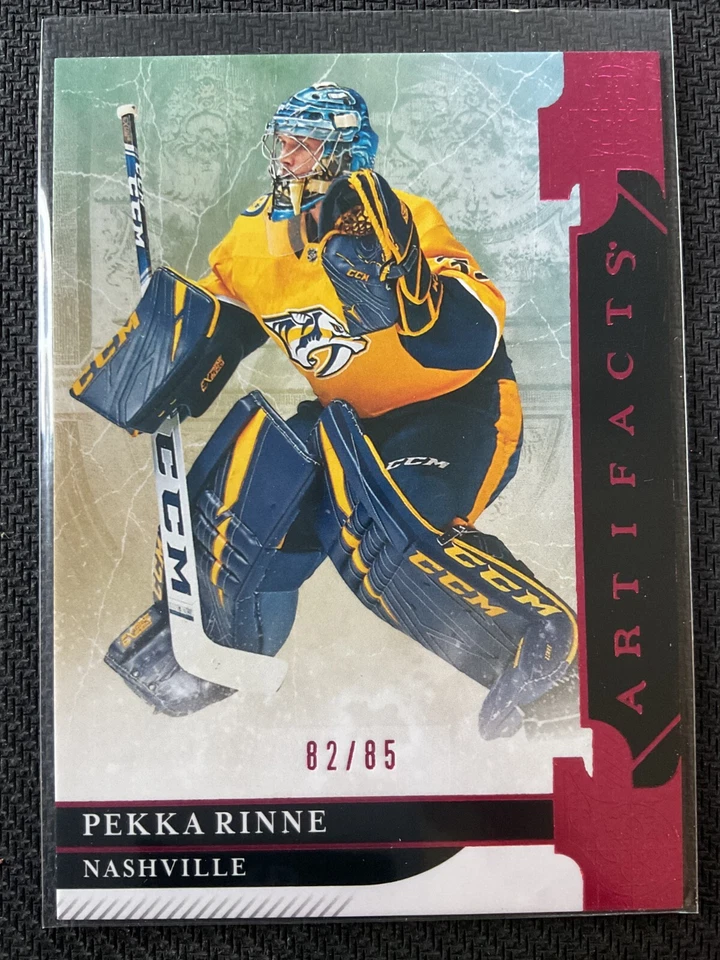 Pekka Rinne 2019-20 Upper Deck Artifacts Pink Parallel Card #82/85 - Image 1 of 1