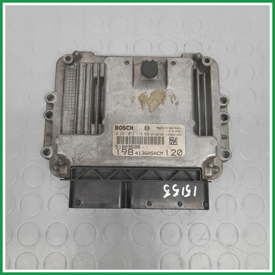 Centralina Motore Iniezione Bosch 0281013579 Fiat Bravo II 51809688 2007 2009   - Immagine 1 di 4