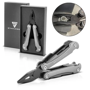 STAHLWERK Multitool 13 Tools Taschenmesser Multifunktionswerkzeug Klappmesser - Bild 1 von 12