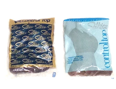 Lote de 2 Pantimedias Silkies Control Top Talla X-Queen / XX-L 070605 / 070602 Foto 1 de 4