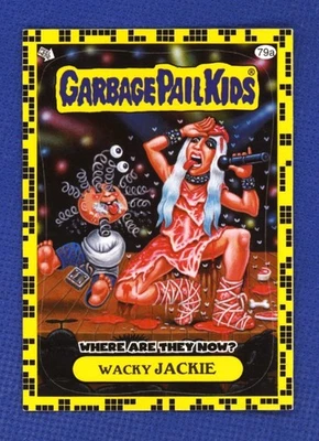 2011 Topps Garbage Pail Kids GPK Trading Card Sticker Wacky Jackie # 79a - Image 1 of 2